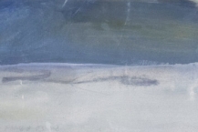 15. Takla Landing, 2018, oil on canvas, 11.25 x 48 in. 