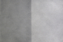 Claude Tousignant (b. 1932, Montreal) 2003, Aérosolaire bi-chrome (argent) spray enamel on paper, 22 x 30 in.