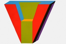 Marienbad, 1967, silkscreen on acetate, 32.5 x 39.25 in.