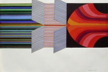 Untitled, gouache on paper, 1965, 14 x 20 in.