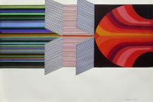 Untited, 1965, gouache on paper, 14 x 20 in.