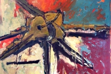 Keys, 2015, oil on canvas, 54 x 66 in.