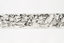 42. Ann Kipling (b. 1934), Landscape, Burrard Inlet, drypoint etching, 1966, 7.25 x 14.75 in. (paper)