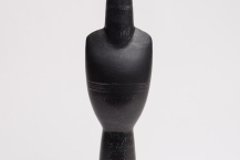 12. untitled (black glaze), stoneware, salt-fired, thrown & assembled, 2000, 17 x 4.75 x 4 in.