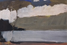 8. Edward Epp (b. 1950), (untitled), oil on panel, circa 2013, 9.75 x 9.75 in.