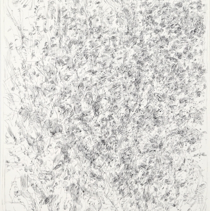 2. Tree Study, 1968, ink on paper, 26 x 22.75 in. 