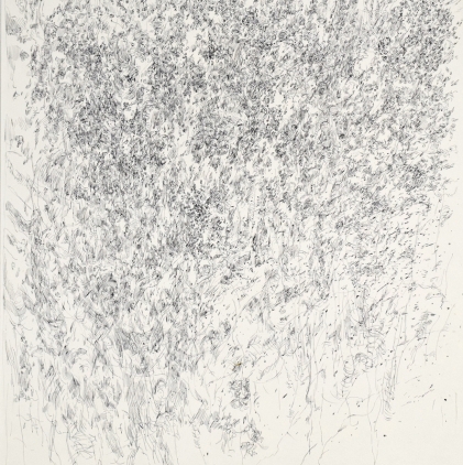 5. Tree Study, 1968, ink on paper, 26 x 23 in. 
