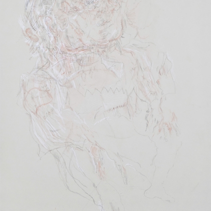 22. Leonhard, 1990, pastel & Conté on paper, 44.25 x 30 in. 