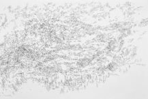 29. Landscape, 1997, Micron pen on paper,23.75 x 39.25 in. 