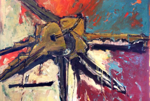 Keys, 2015, oil on canvas, 66 x 54 in.